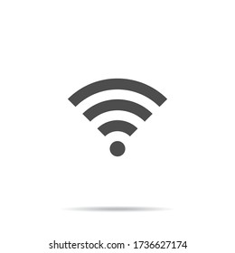 Wifi icon vector.Wireless sign.Wifi signal symbol