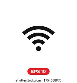 Wifi icon vector.Wireless sign.Wifi signal symbol