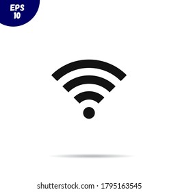 Wifi icon vector.Wireless sign.Wifi signal symbol