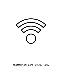 Icono Wifi para aplicación web y móvil. señal y símbolo. Icono inalámbrico