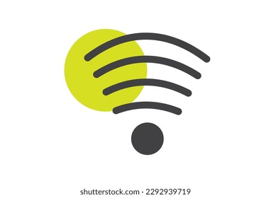 The Wi-Fi icon is a well-known symbol used to indicate the presence of a wireless network connection on electronic devices, The Wi-Fi icon is used to denote the availability of wireless internet acces