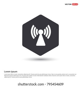 Wifi icon White Background icon template