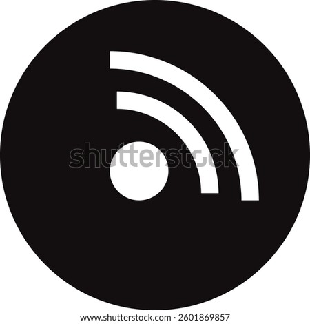  wifi icon wireless conection wifi on white blackground.