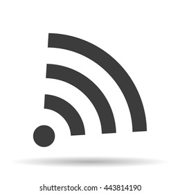 WI-FI icon wireless connection isolated on a white background, vector illustration for web design