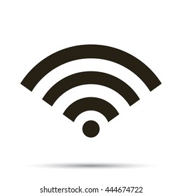 WI-FI icon wireless connection isolated on a white background, vector illustration for web design