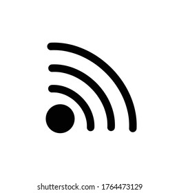 Wifi icon wireless internet connection signal