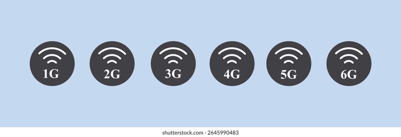 Ícone de Wifi sinal de conexão sem fio à Internet