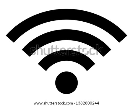 Wifi icon wireless internet connection signal