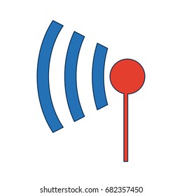 wifi icon wireless internet sign communication technology symbol