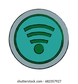 wifi icon wireless internet sign communication technology symbol