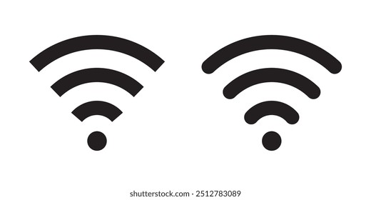 Wi-fi icon, wireless network icon, logo, symbol. Hotspot icon symbol, Wireless vector, silhouette, sign. Communication sign, symbol. Podcast vector symbol, vector illustration.