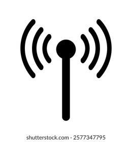 Wifi icon. Wireless network vector icon. flat style vector illustration editable isolated design.