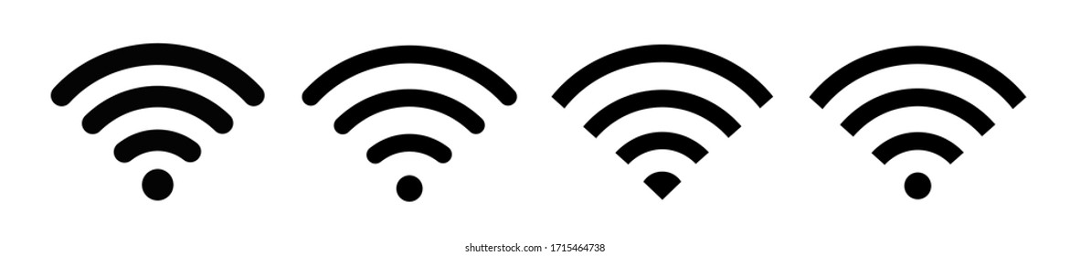 Icono Wifi o conjunto de iconos inalámbricos