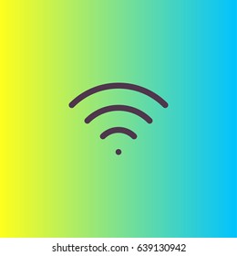 Wifi icon. Wireless sign vector