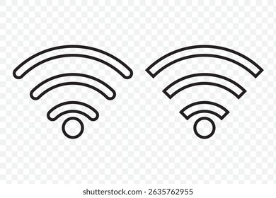 wifi icon. Wireless symbol. Free wifi illustration isolated on white background. Free wifi symbol illustration element design for use in banners, flyers and other design needs. EPS 10.