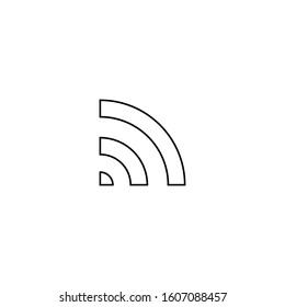 Wifi icon. Wireless symbol. Logo design element