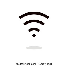 WI-Fi  icon, wireless and wifi icon. Vector Illustration.