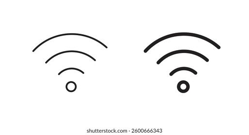 Wifi icons graphics set vectors