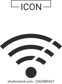 wifi icons internet network communication internet and wifi signal 