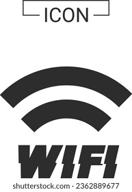 wifi icons internet network communication internet and wifi signal 