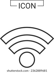 wifi icons internet network communication internet and wifi signal 