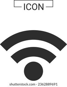 wifi icons internet network communication internet and wifi signal 