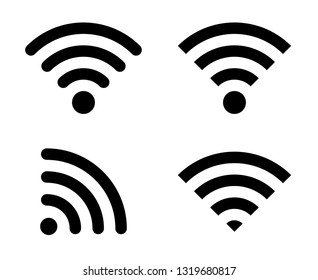 Wi-Fi icons set