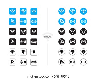 Wifi Icons Set