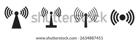 Wifi icons set. Internet icons. Wireless internet symbol. Wifi strength level icon set. Wifi signal strength Vector icon. Wifi signal collection