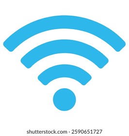 WIFI Icons set. signal vector icon. Wireless and Wi-Fi icon or sign for remote internet access on white background