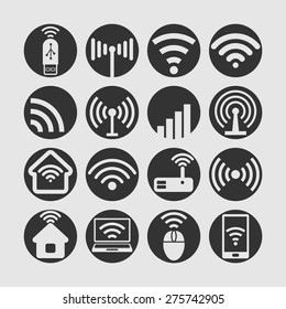 Wi-fi icons for site