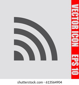 Wifi icon,sign,symbol isolated in flat style.Vector illustration.