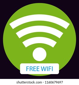 WIFI icon,Symbol for WIFI connection