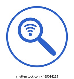 Wi-Fi  icon,vector.  Flat design.