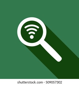 Wi-Fi  icon,vector.  Flat design.