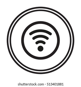 Wi-Fi  icon,vector. Flat design.