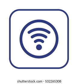 Wi-Fi  icon,vector. Flat design.