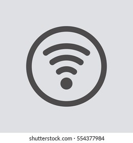 Wi-Fi  icon,vector. Flat design.