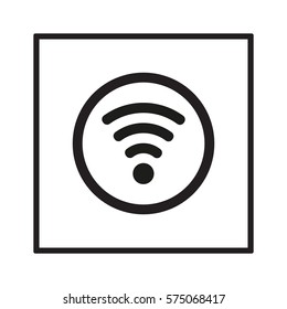 Wi-Fi  icon,vector. Flat design.