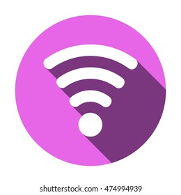 Wi-Fi  icon,vector.Flat design.