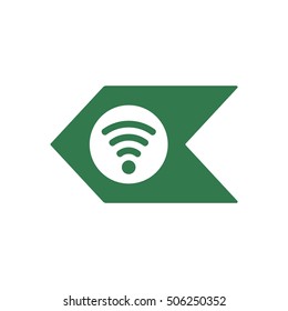 Wi-Fi  icon,vector.Flat design.