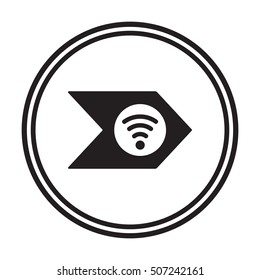 Wi-Fi  icon,vector.Flat design.