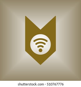 Wi-Fi  icon,vector.Flat design.