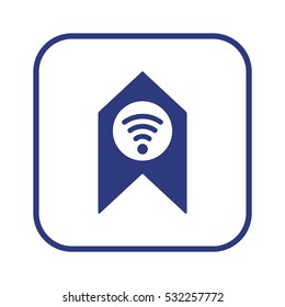 Wi-Fi  icon,vector.Flat design.