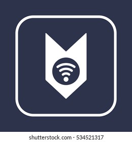 Wi-Fi  icon,vector.Flat design.