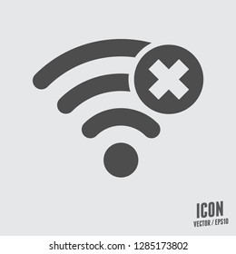 No Wifi Sign Images, Stock Photos & Vectors | Shutterstock