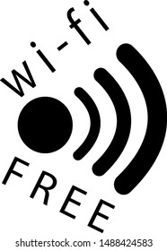 Wifi icon.Wireless connections vector sign. Free wifi.
wi-fi icon for remote internet access, vector symbol, vector illustration.