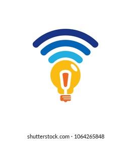 Wifi Idea Logo Icon Design