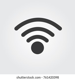 Wifi internet connection icon vector isolated