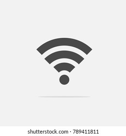 Wifi internet connection wireless technology network and communication vector icon  for internet cafe website streaming social media or eps10 
